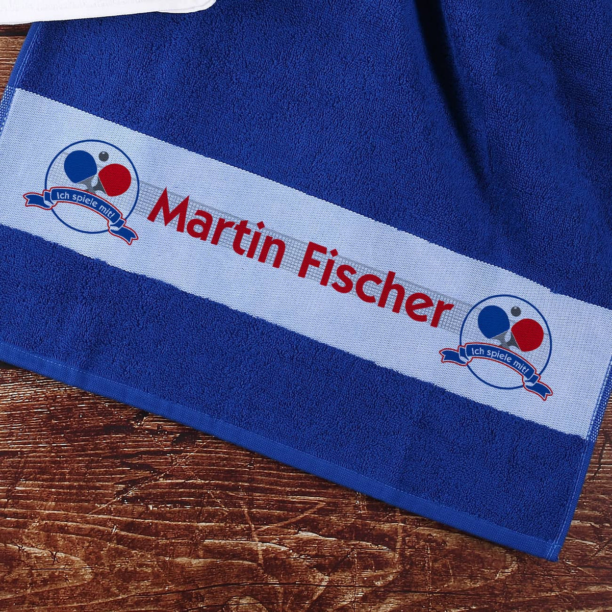 Tischtennis - Handtuch mit Name