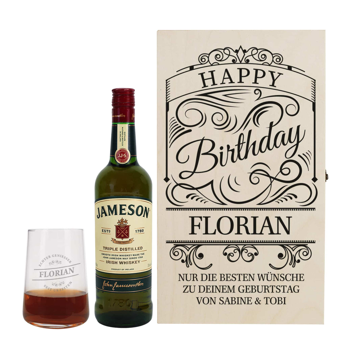 Geschenkset mit Jameson Whiskey