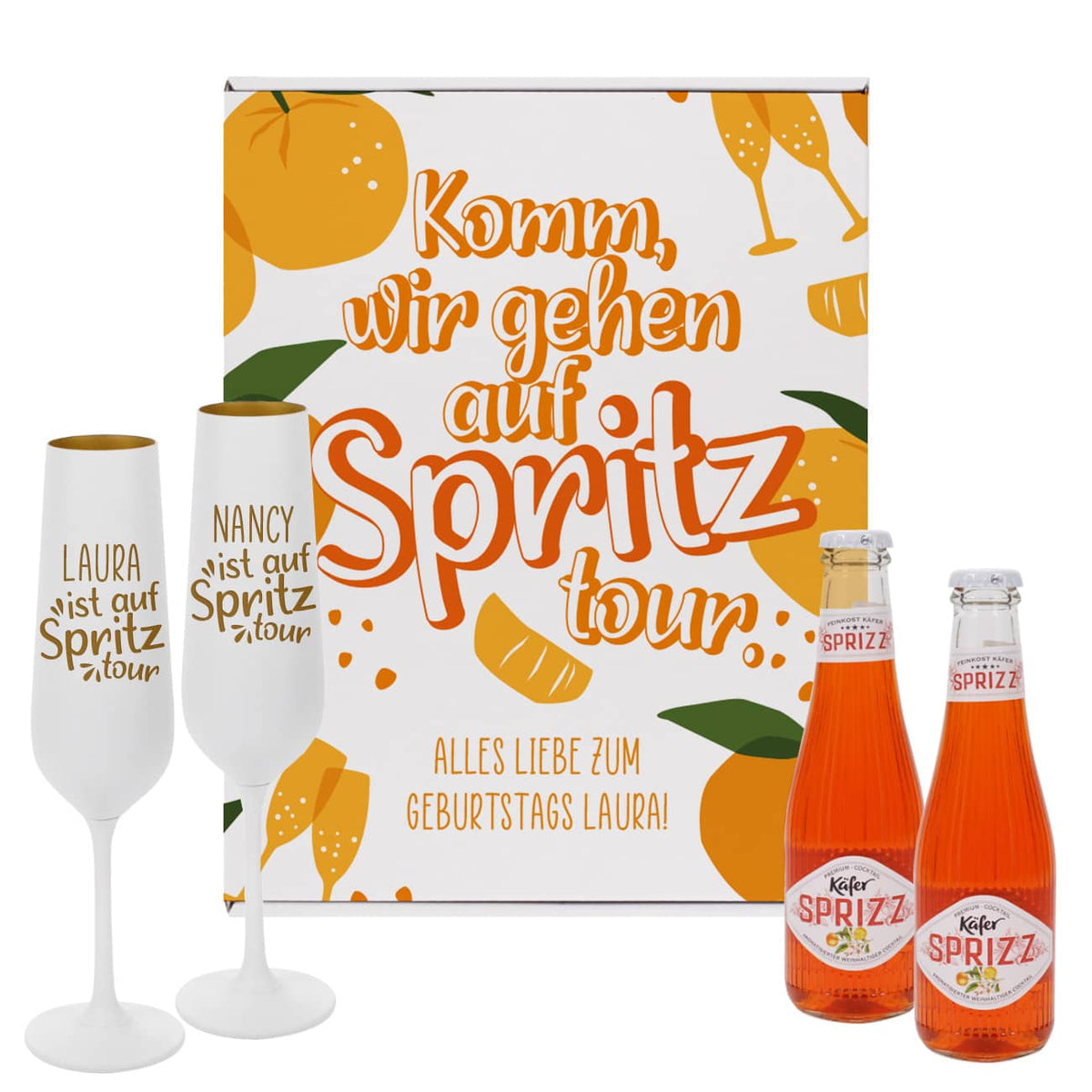 Personalisiertes Geschenkset mit Name und Text