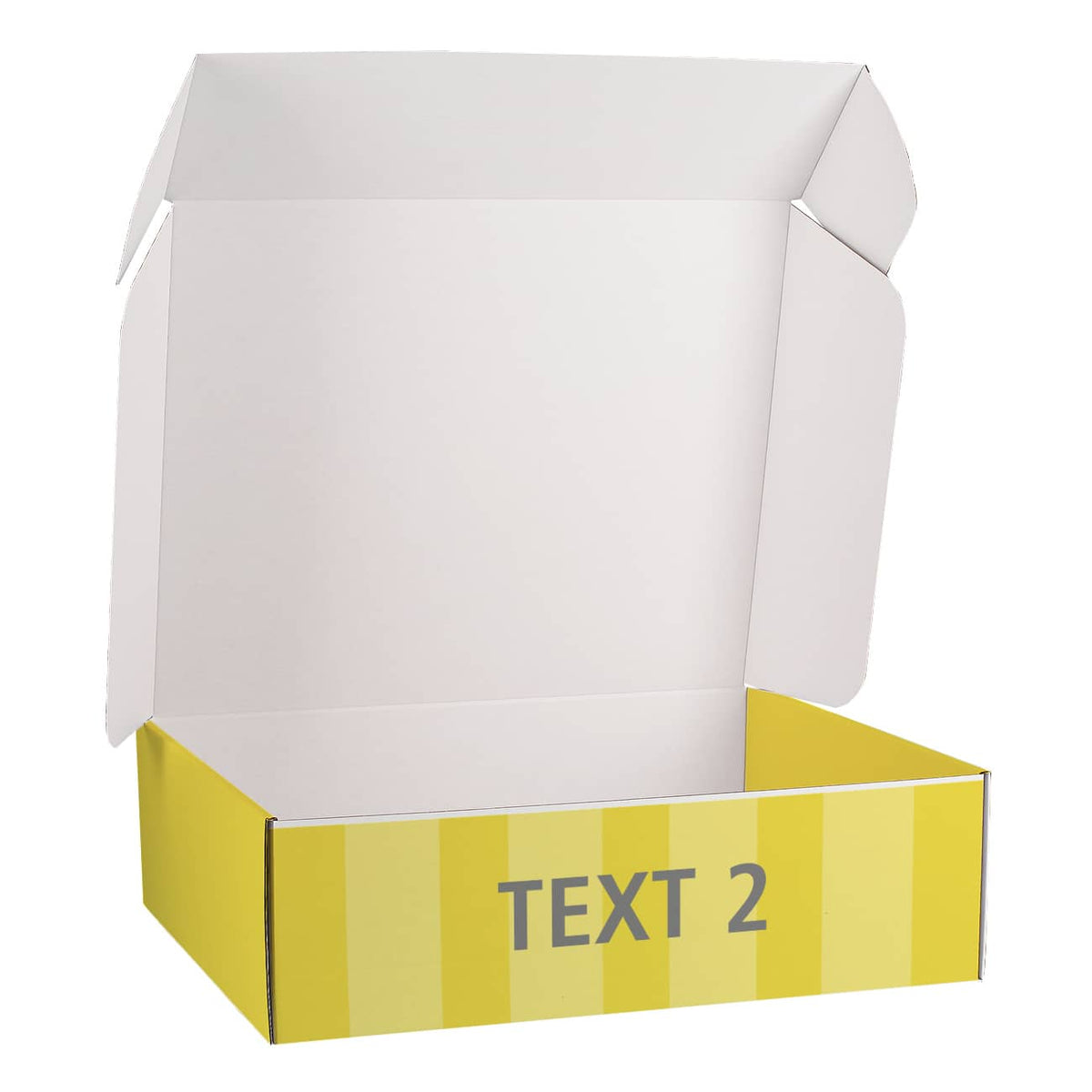 Geschenkbox mit reichlich Platz für Glückwünsche