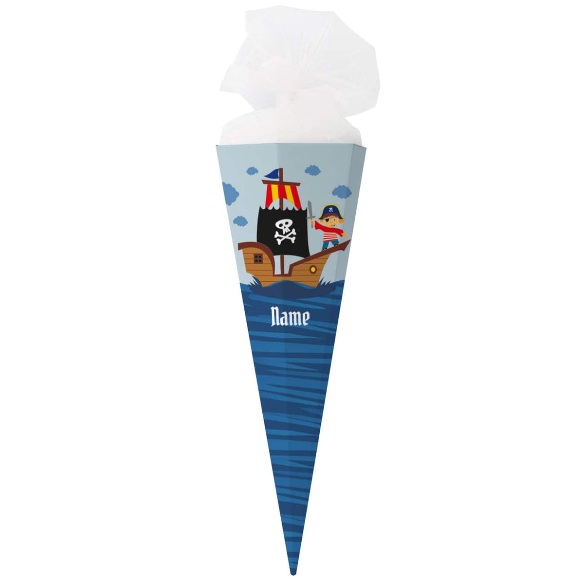Piraten - Zuckertüte mit Name