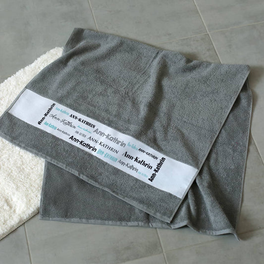 Badetuch mit Namen