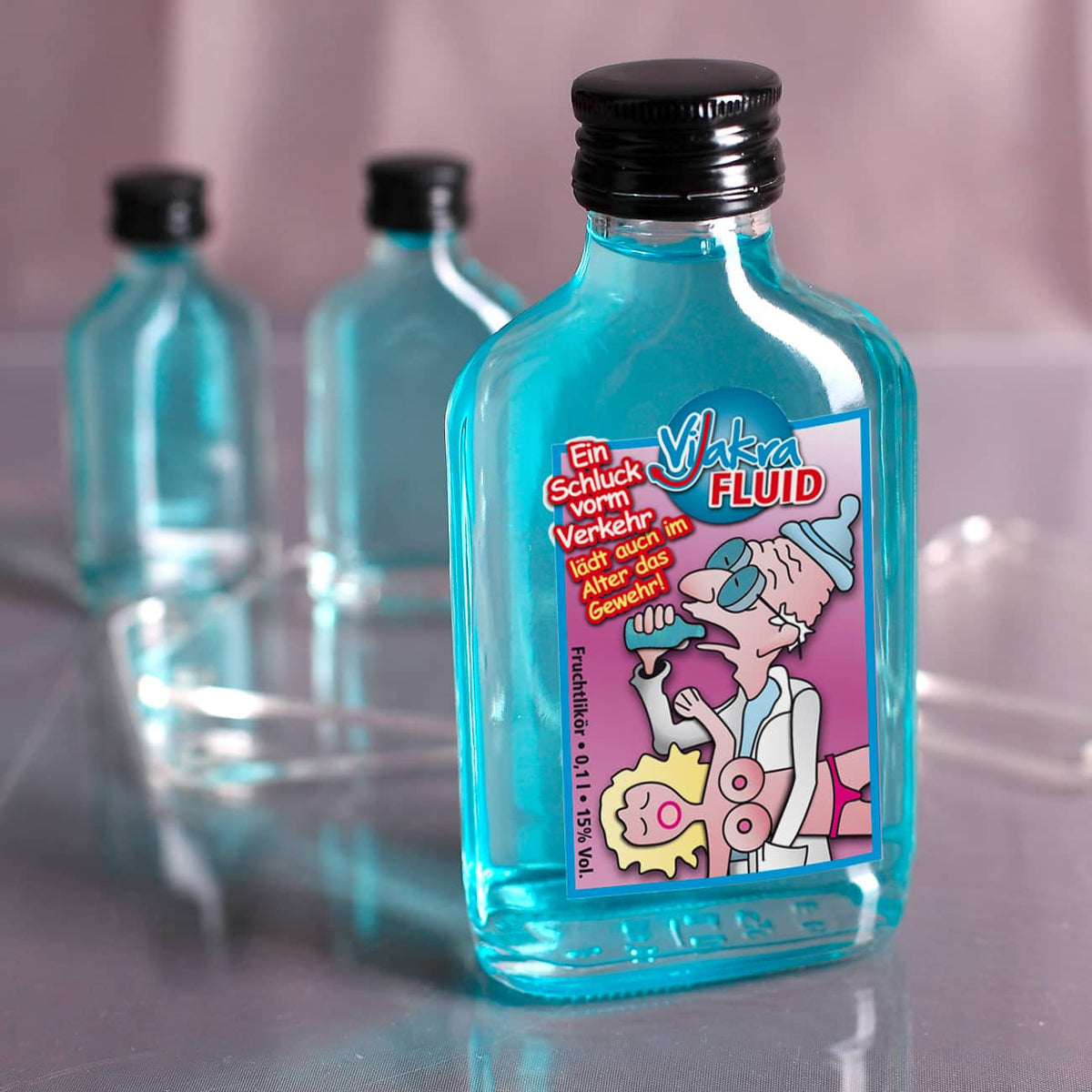 Blauer Fruchtlikör Vijakra Fluid