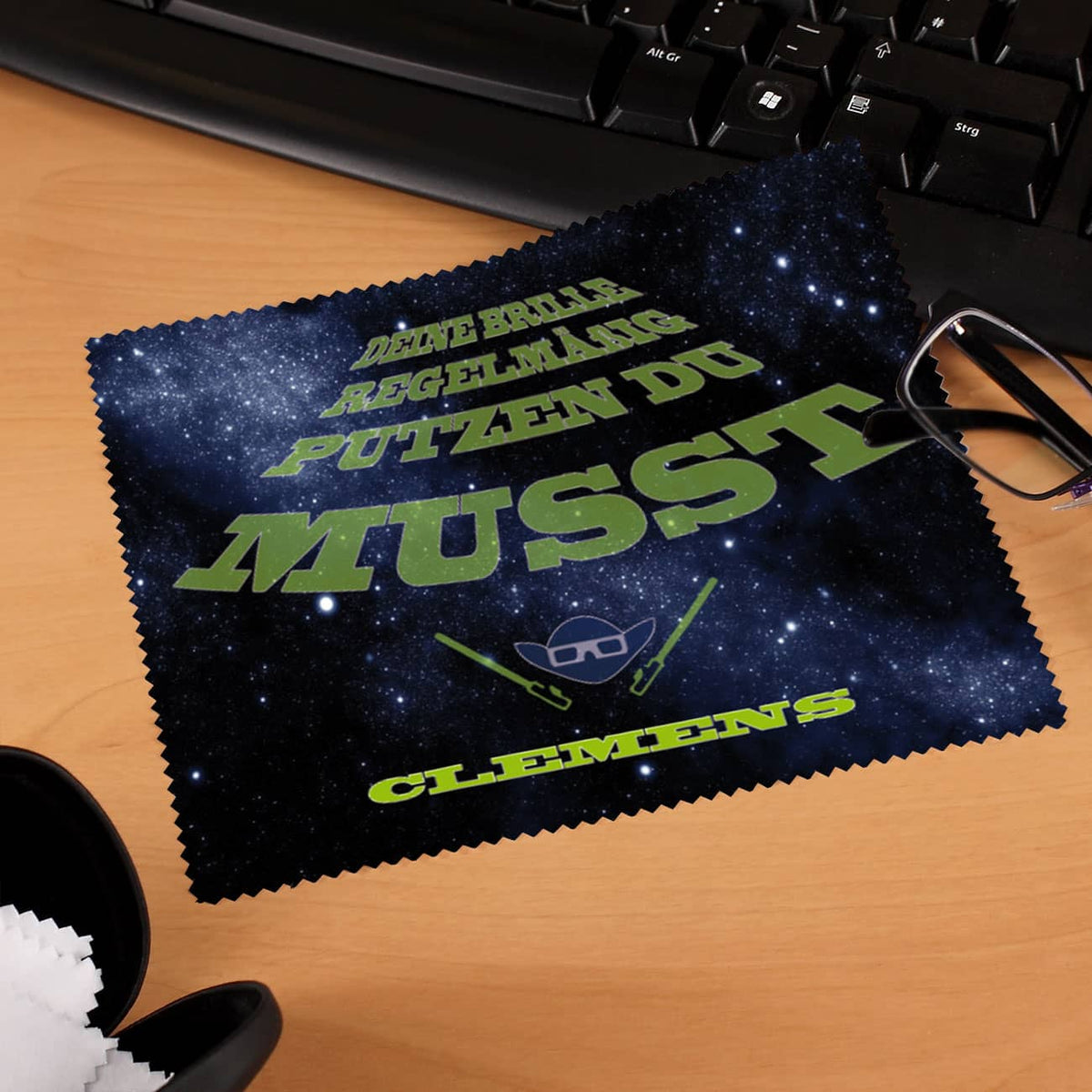 Brillenputztuch im coolen Starwars-Stil
