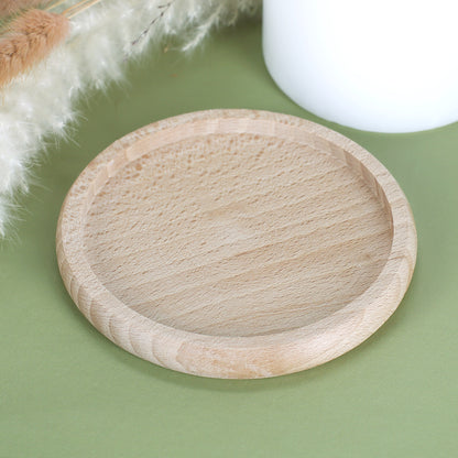 Glasabdeckung aus Holz mit individueller Namensgravur