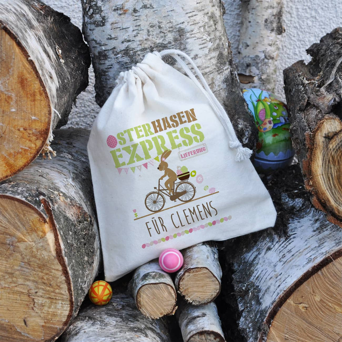 kleiner geschenksack vom osterhasen
