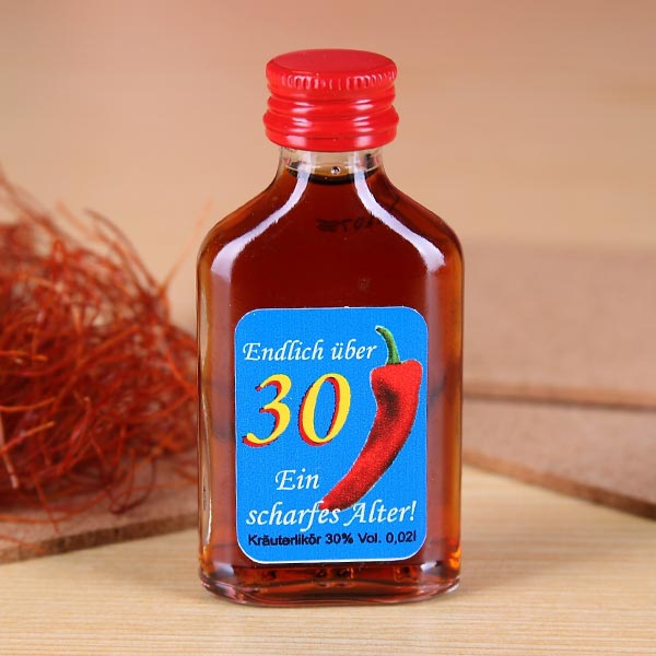Kräuterlikör 30 ein scharfes Alter!