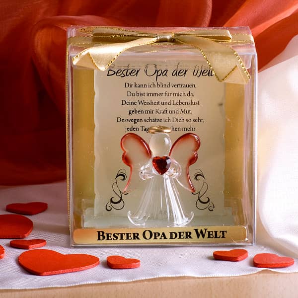 Kristall-Engel - Bester Opa