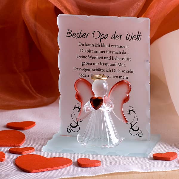 Kristall-Engel - Bester Opa