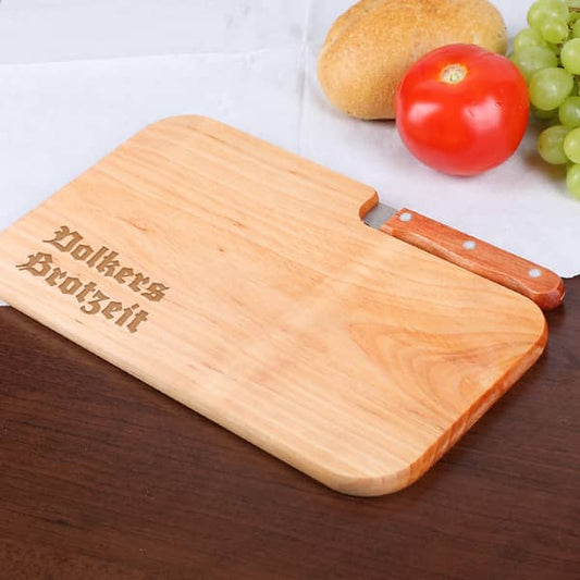 Holzbrettchen zur Brotzeit
