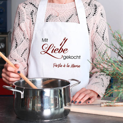 Schürze - mit Liebe gekocht 