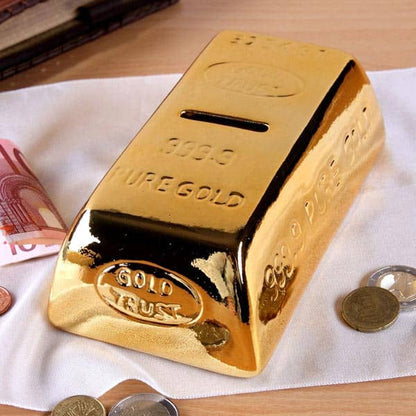 Goldbarren als Spradose