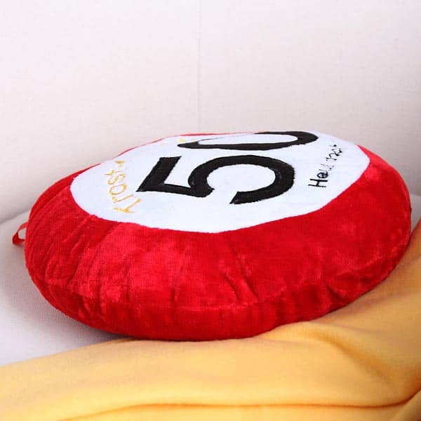 Kuschelkissen zum 50. Geburtstag