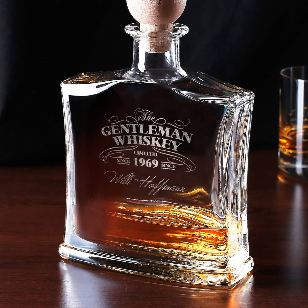 Whiskykaraffe mit Gravur als Accessoire für Kenner
