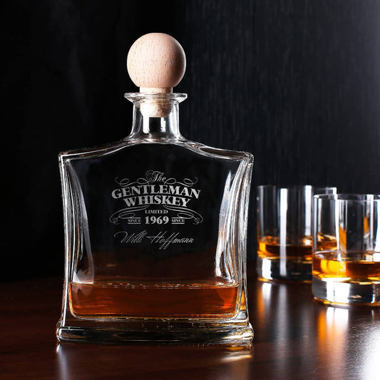 Whiskykaraffe mit Gravur als Accessoire für Kenner