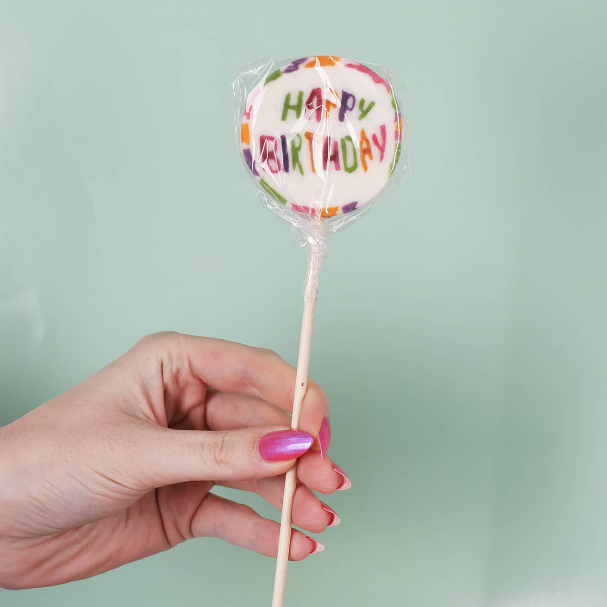 Zuckriger Lolly zum Geburtstag