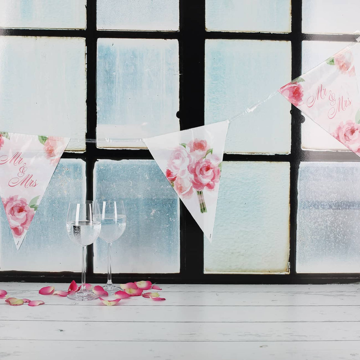 Wimpel-Girlande Hochzeit