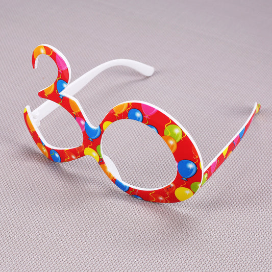 Party Brille 30 in rot