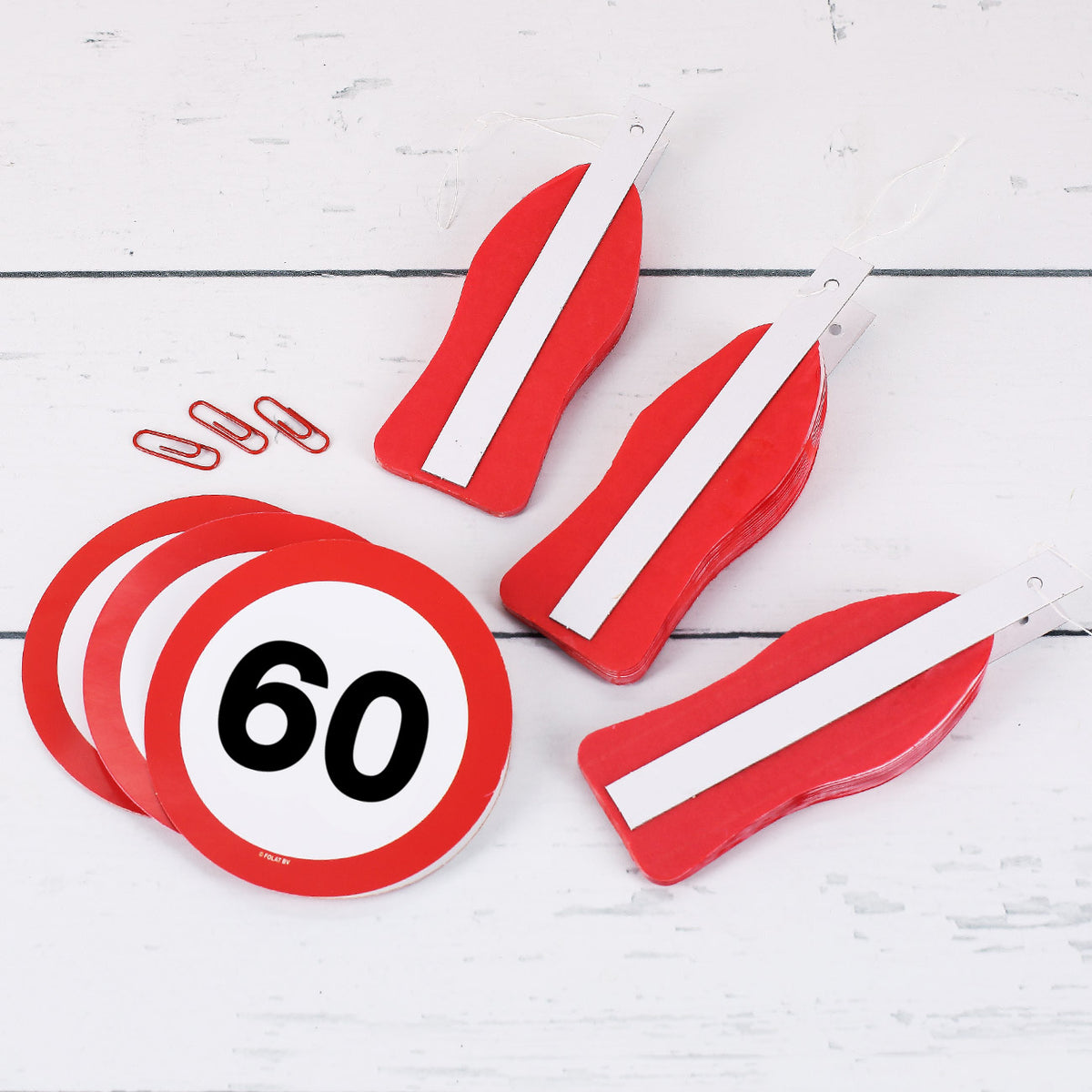 Papier-Waben zum 60. Geburtstag