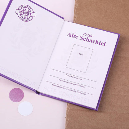 Spaßbuch - Alte Schachtel - Pass
