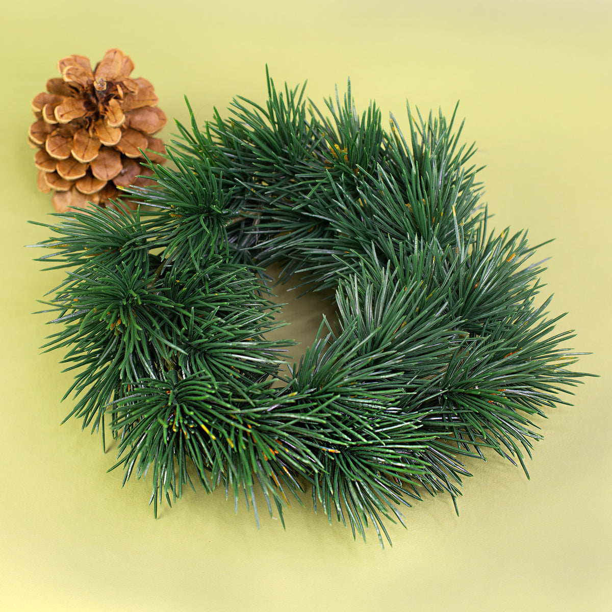 Adventskranz aus Tannenzweigen in zwei Größen | Hochwertige Kunst Dekoration zu Weihnachten