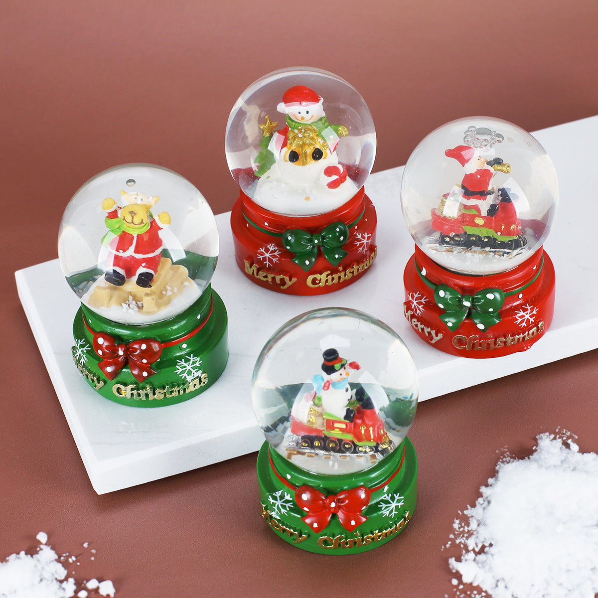 Schneekugeln für die Adventszeit