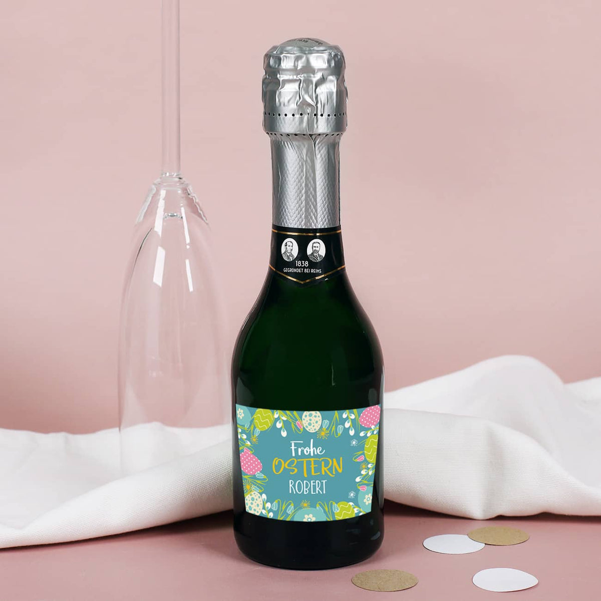 persönlicher Sekt zu Ostern