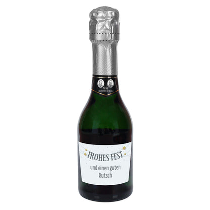 Geldermann Sekt zu Weihnachten mit Wunschtext auf dem Etikett