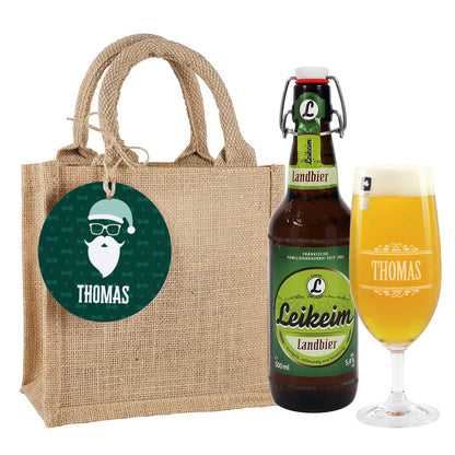 Individuelles Biergeschenk zu Weihnachten