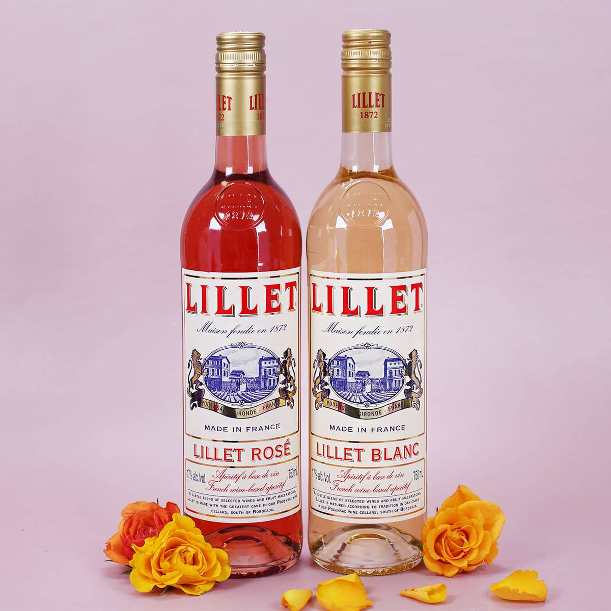 Für Sie zur Auswahl: Lillet Rosé oder Lillet Blanc mit 0,75l Inhalt