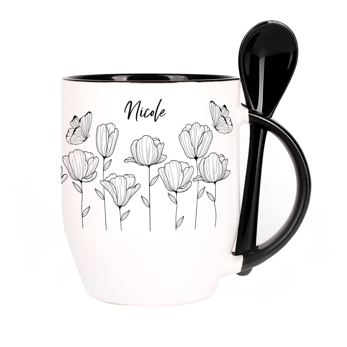 Löffeltasse mit Name personalisiert
