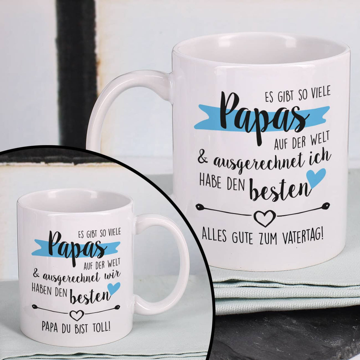 Eine tolle Geschenkidee für die Papas von Einzel- und Geschwisterkindern