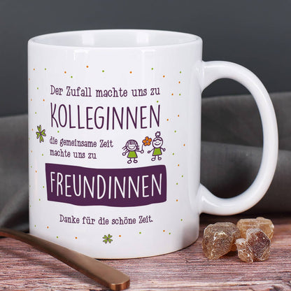 Abschiedsgeschenk Tasse für Kolleginnen mit Ihrem Text