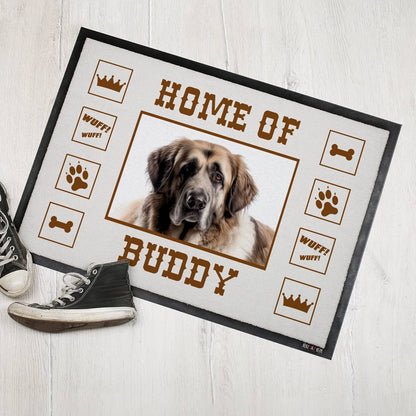 Foto-Fußabtreter für Hundebesitzer