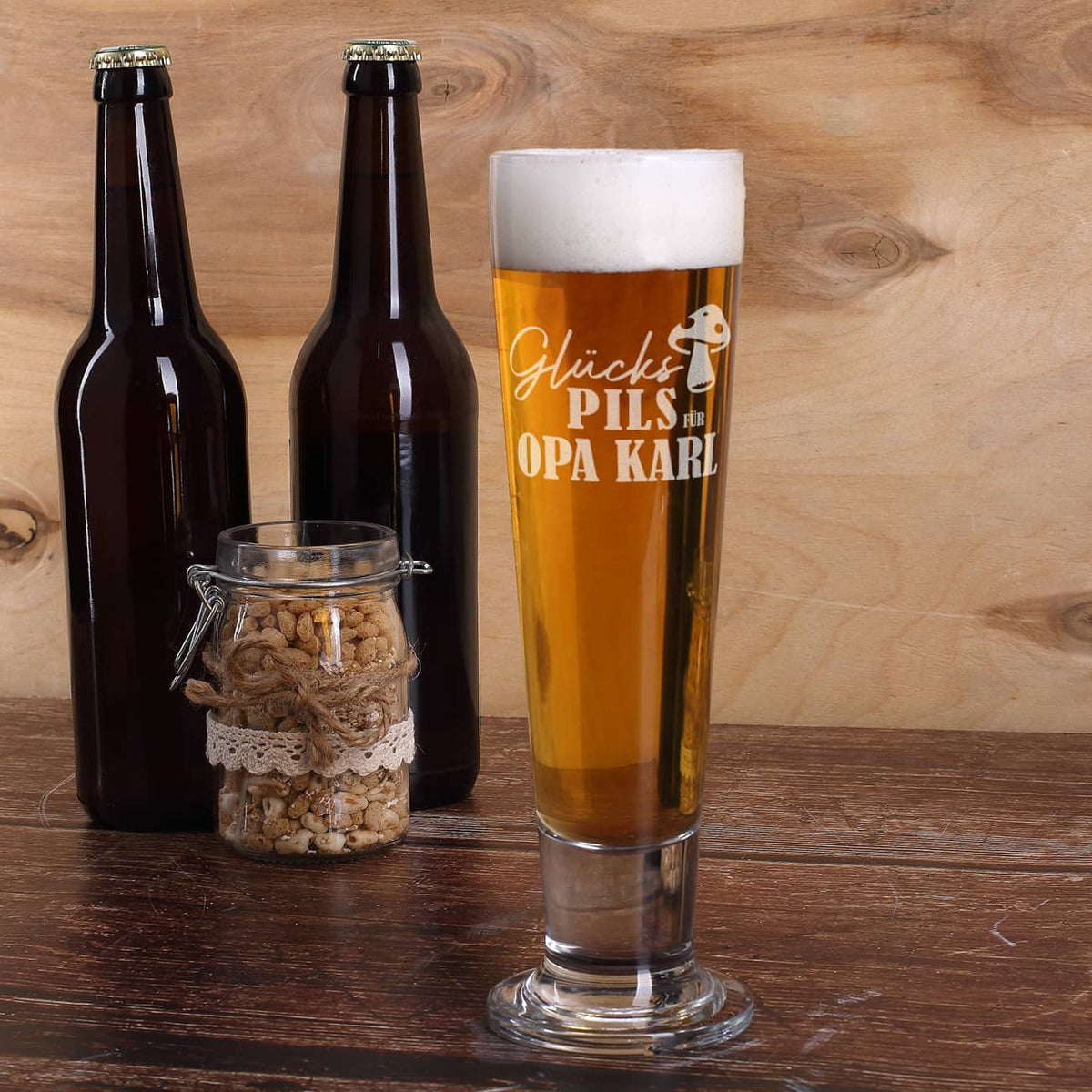 Bierglas für den Opa