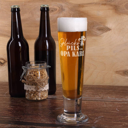 Bierglas für den Opa