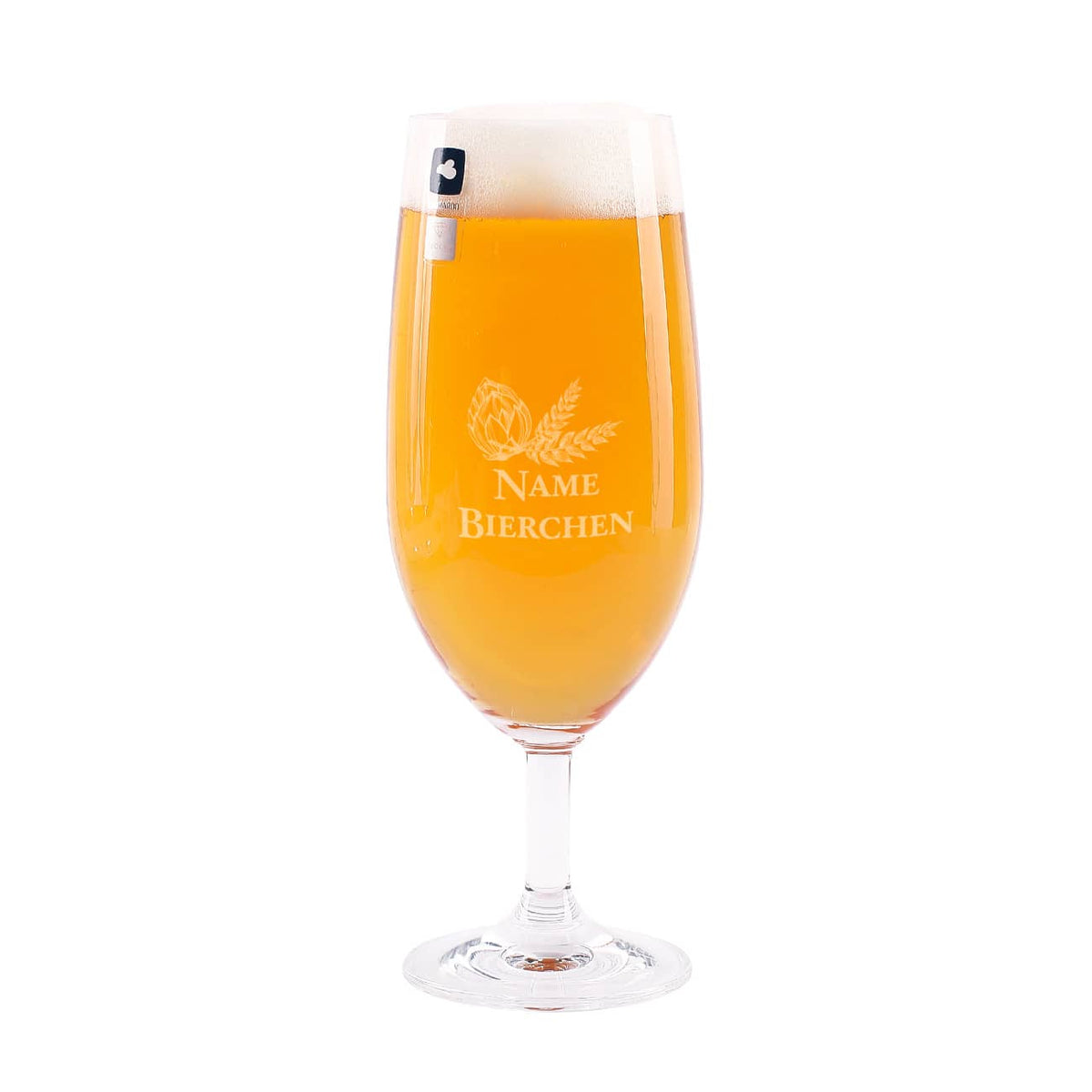 Bierglas Pilstulpe mit Name graviert