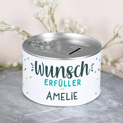 Bedruckt mit Name Wunsch
