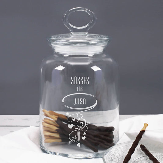 Vorratsglas mit Namensgravur