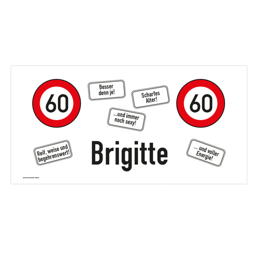 Banner 60. Geburtstag 