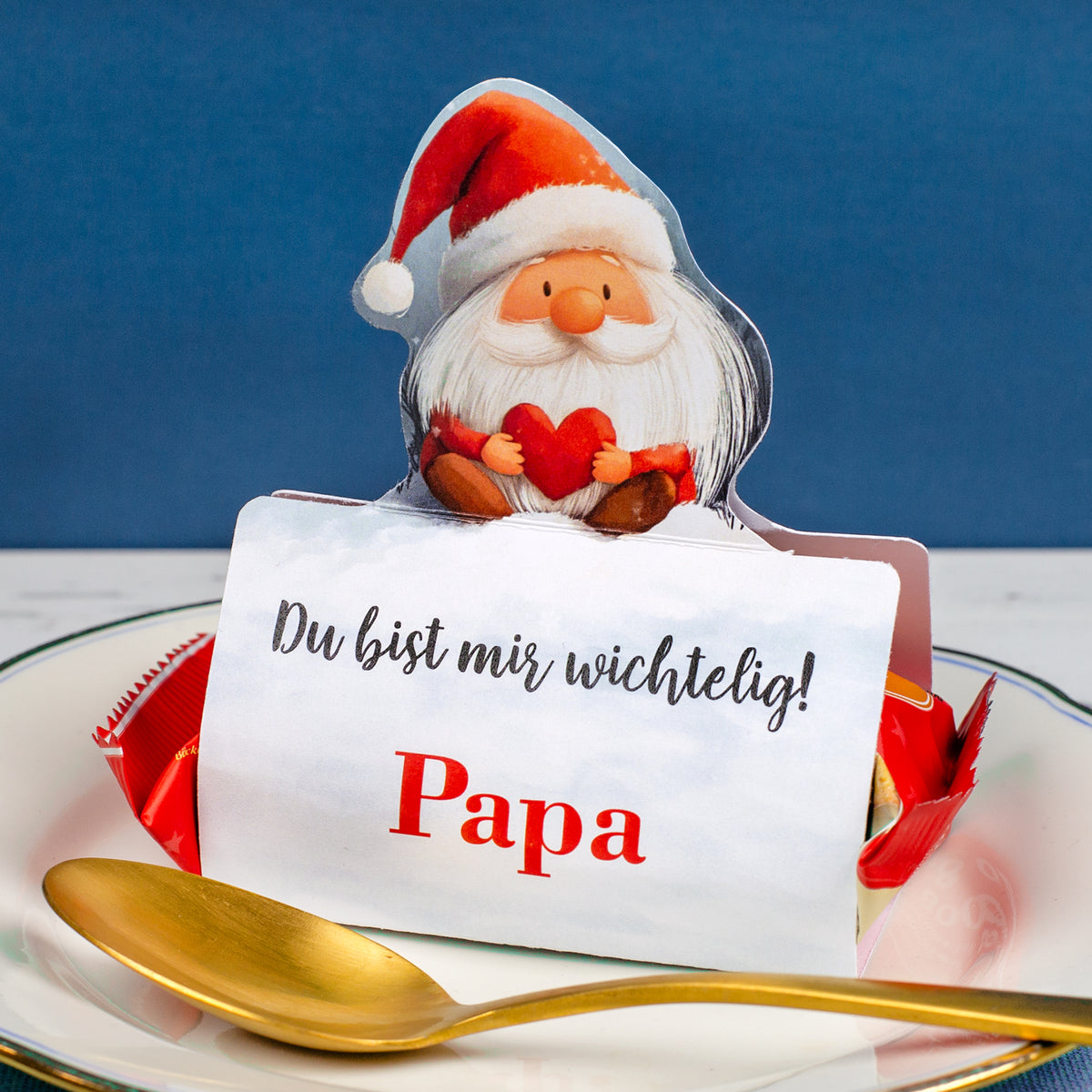 Mini Stollen to go mit Wunschtext als kleines Geschenk zu Weihnachten Gastgeschenk