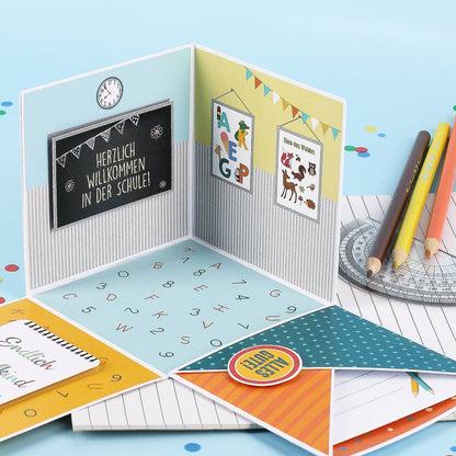 Überraschungsbox zur Einschulung mit Name