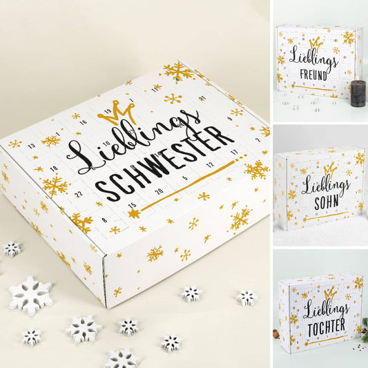 Adventskalender zum selber füllen für Ihren Liebling