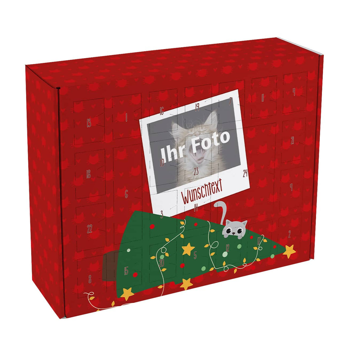 Adventskalender für Katzen zum selbst Füllen