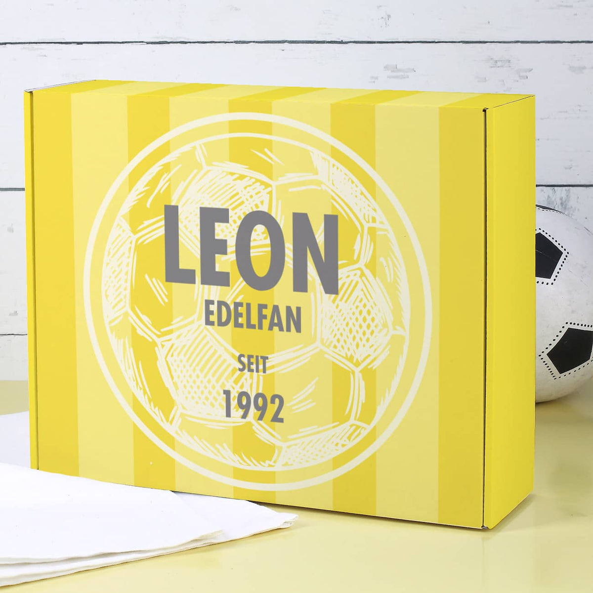 Bedruckte Geschenkverpackung mit Ihrem Wunschnamen