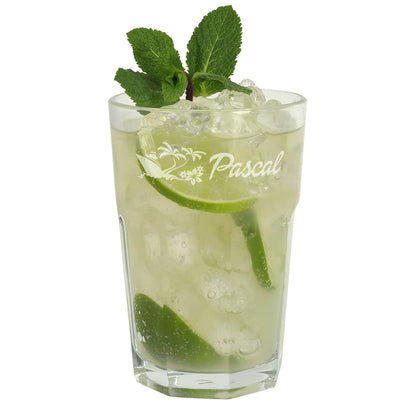 Cocktailglas mit Namensgravur