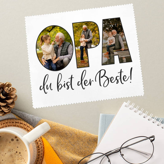 Brillenputztuch für den besten Opa