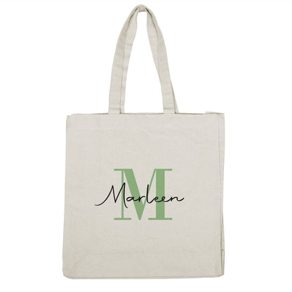Initiale und Name personalisiert
