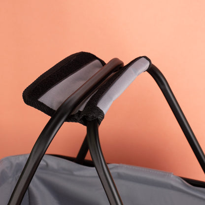 Persönlicher Einkaufskorb mit Initial und Wunschtext bedruckt - klappbar