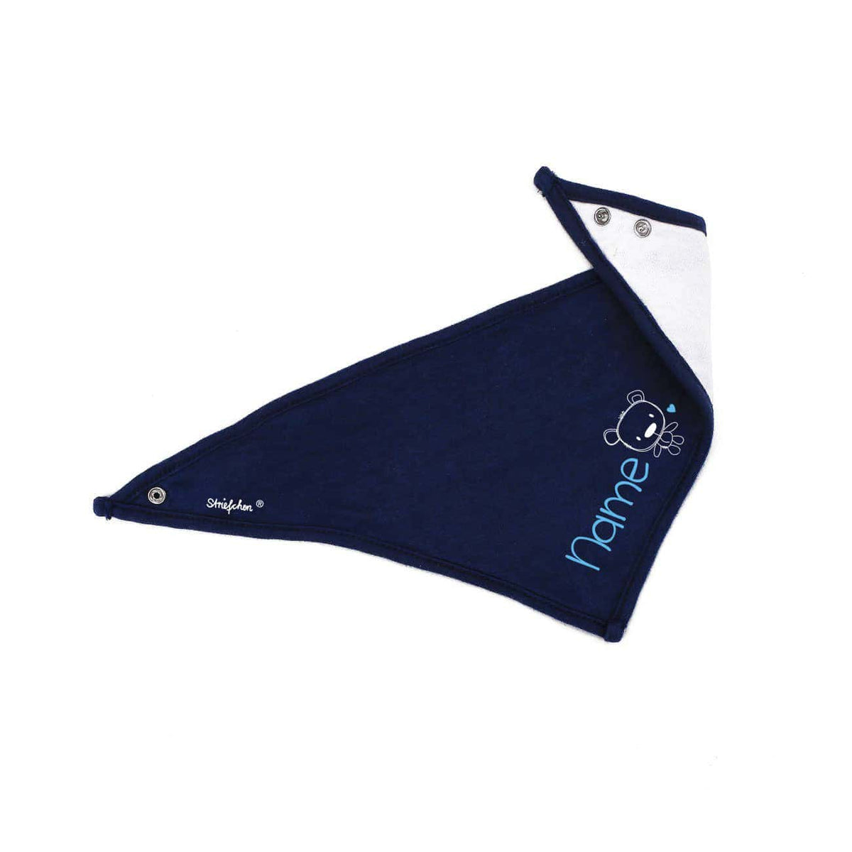 Baby Halstuch von Striefchen® mit Ihrem Wunschnamen